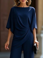 Genevieve™ Draped Waist Two-Piece Set