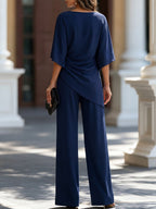 Genevieve™ Draped Waist Two-Piece Set