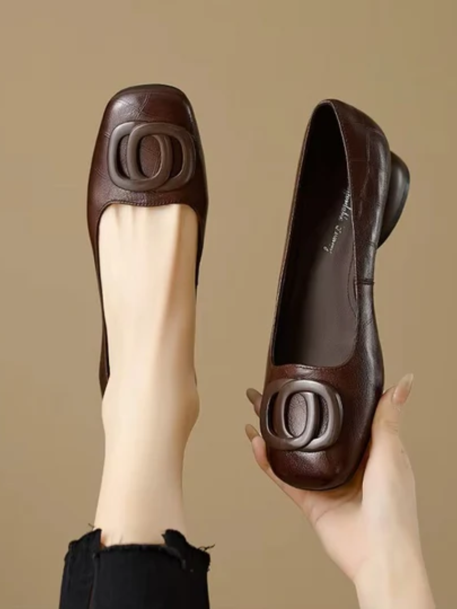 Margot™ | Classic Square-Toe Flats