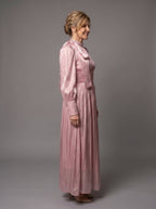 Adelaide™ Pleated Belted Maxi Dress