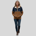 MADISON | Women's Sherpa Collar Half-Zip Pullover