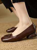 Margot™ | Classic Square-Toe Flats