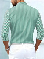 Emerson | Men's Vintage Striped Long Sleeve Shirt
