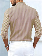 Emerson | Men's Vintage Striped Long Sleeve Shirt