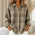 Taylor™ | Cozy Checked Knit Cardigan