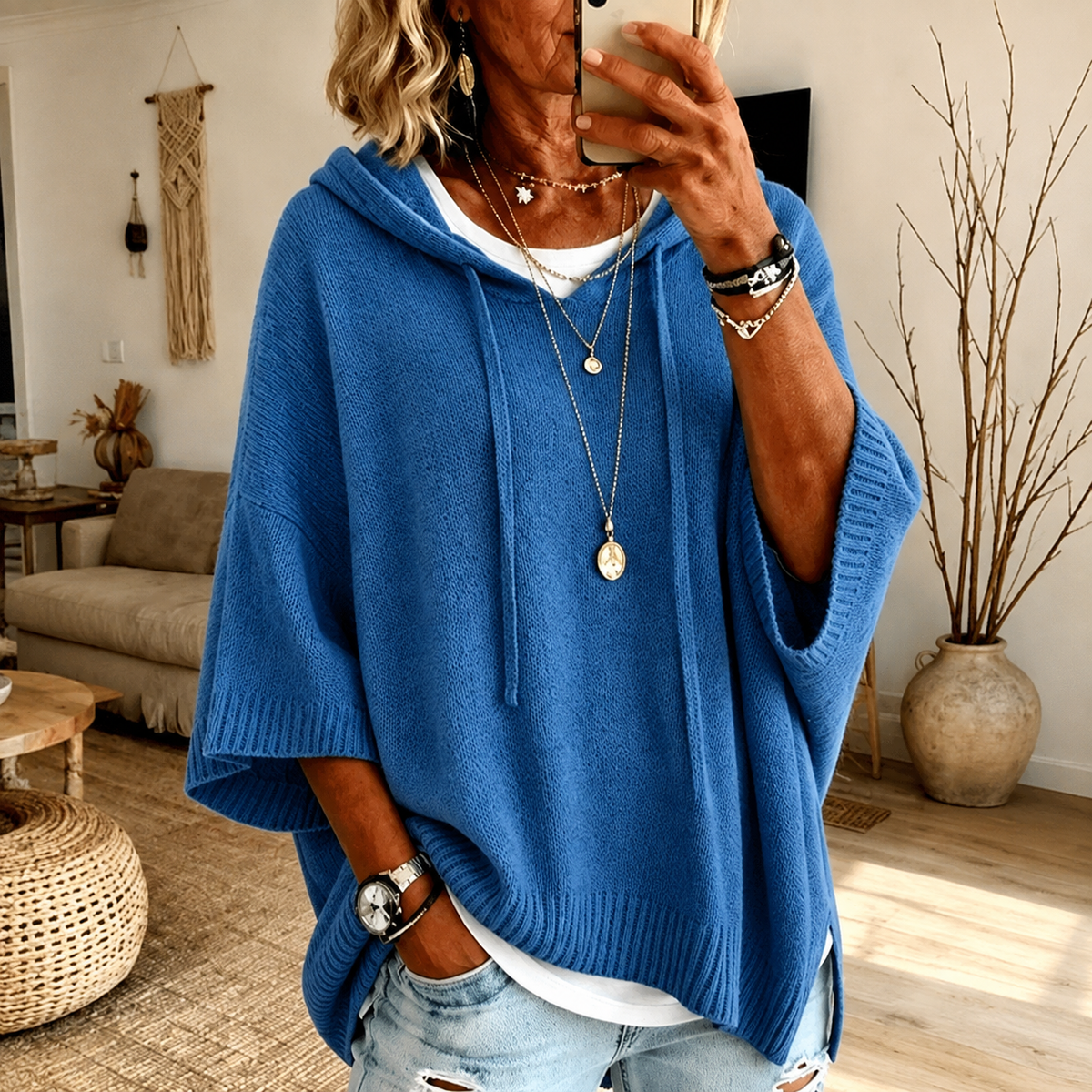 Amelie –  Poncho Sweater