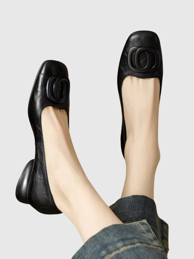 Margot™ | Classic Square-Toe Flats
