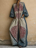 Agnes™ Vintage Print Wide-Leg Jumpsuit